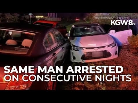 Olympia man arrested twice for DUI in same location within 24 hours