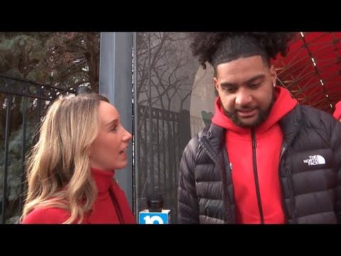 Post-championship celebration interview with JT Tuimoloau
