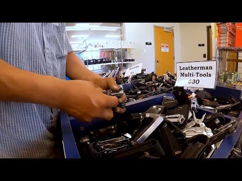 A look inside the Texas State Surplus Store where items surrendered at TSA checkpoints are resold