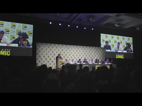 Cast, creative team of 'Aztec Batman: Clash of Empires' at San Diego Comic-Con