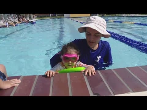 The dangers of water: YMCA teaches young children swimming and survival skills