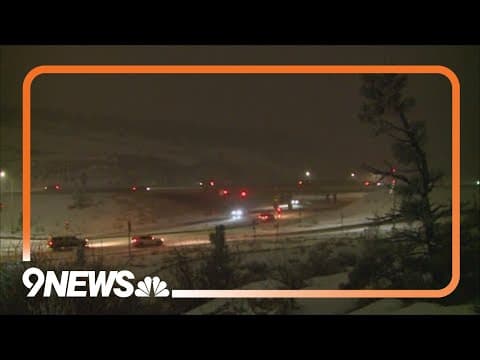 Snow causes difficult driving conditions, avalanche danger in mountains