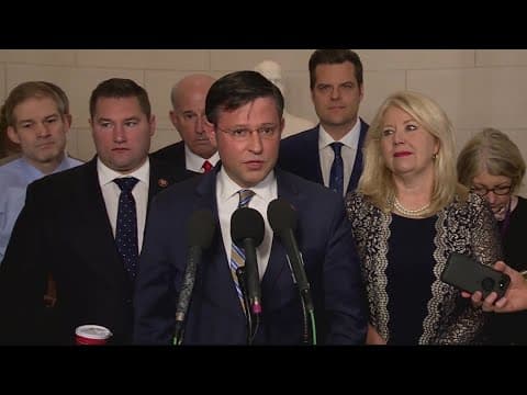 Republicans nominate Mike Johnson for House speaker after Emmer's withdrawal