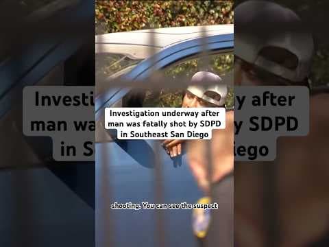 San Diego Police kill man in southeast San Diego after he pulls gun on them. #news