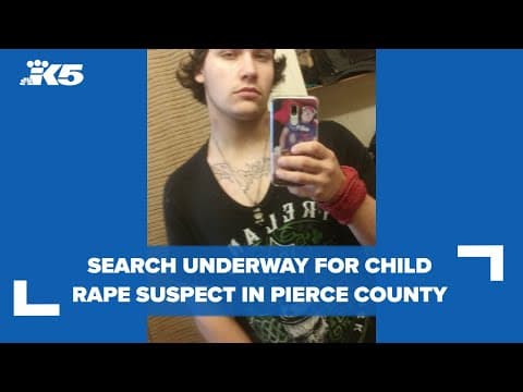 Search underway for child rape suspect