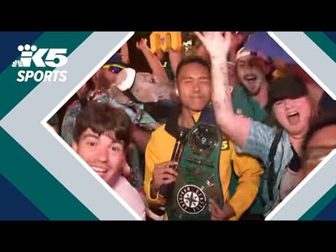 Champagne showers, euphoric fans: Division victory lights up Seattle