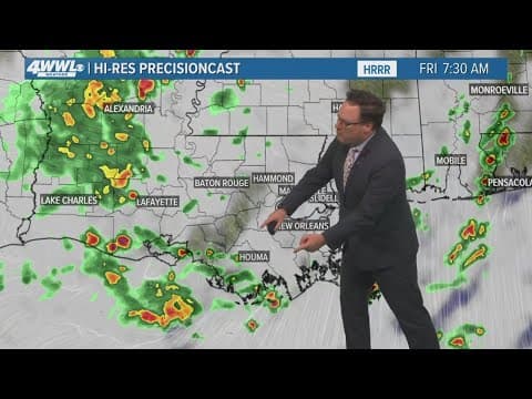 New Orleans Weather: More rounds of rain on the way Friday