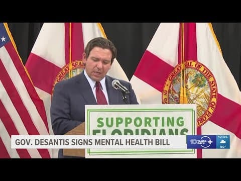 DeSantis signs law to offer mental health treatment instead of prison for certain crimes