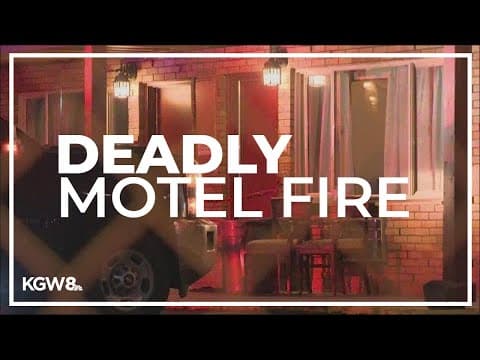 Deadly motel fire in northeast Portland