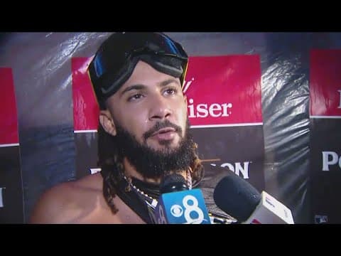 Padres celebrate in the clubhouse after clinching spot in 2024 postseason