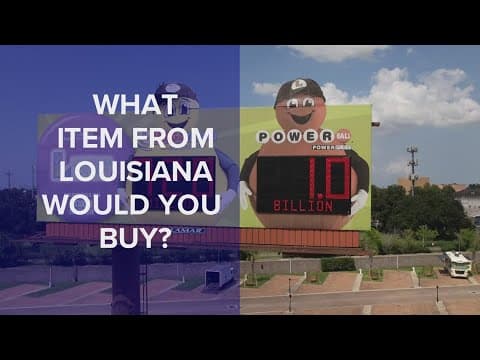What item from Louisiana would you buy if you won the Powerball?