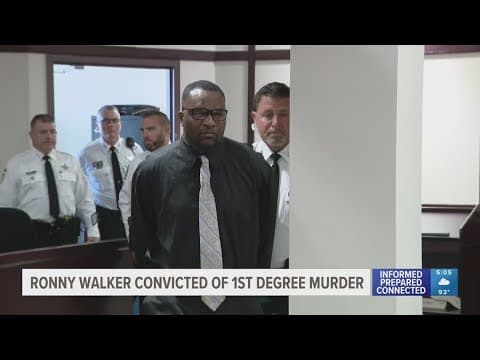 Jury finds Ronny Walker guilty of first-degree murder in Tampa teen's death