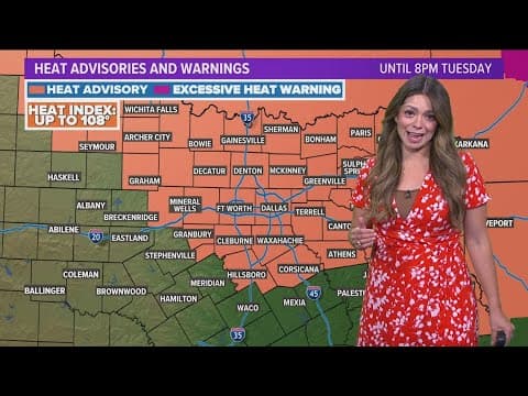 DFW Weather | DFW hits 100 degrees for 7th time this year, 14 day forecast