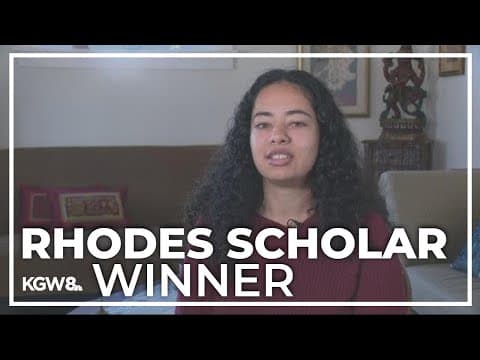 University of Oregon senior awarded 2024 Rhodes Scholarship