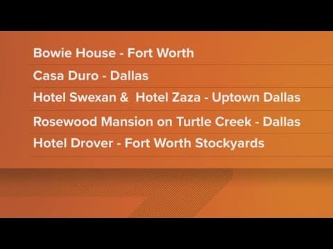 Six North Texas hotels receive Michelin honors