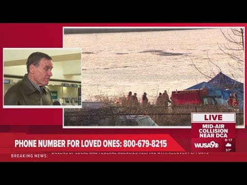 Virginia Sen. Mark Warner reacts to deadly plane, Army helicopter crash in Washington D.C.