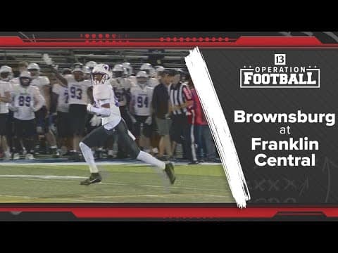 No. 1 Brownsburg defeats Franklin Central | Operation Football