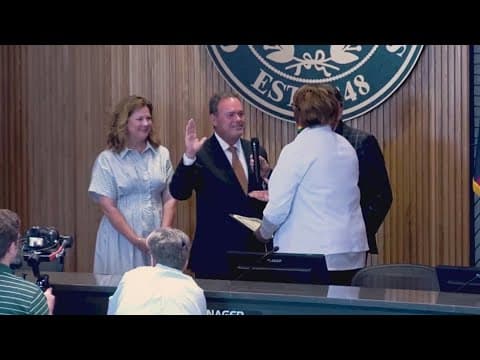 McKinney's new mayor sworn in, vows to fight legislature for local control