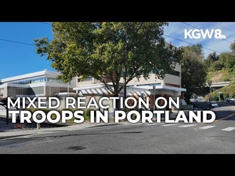 Neighbors near ICE facility weigh in on Trump's announcement of sending troops to Portland