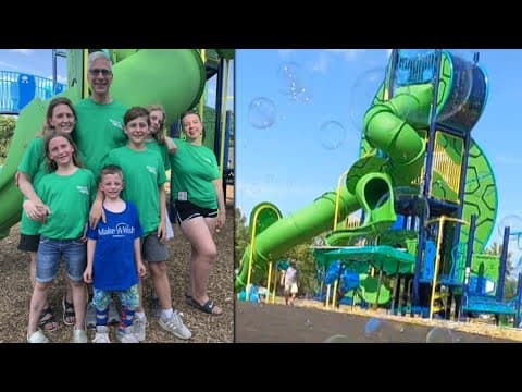 Bloomington community joins Make-A-Wish to bring child's dream playground to life