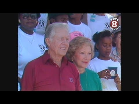 Jimmy and Rosalynn Carter in San Diego 1990