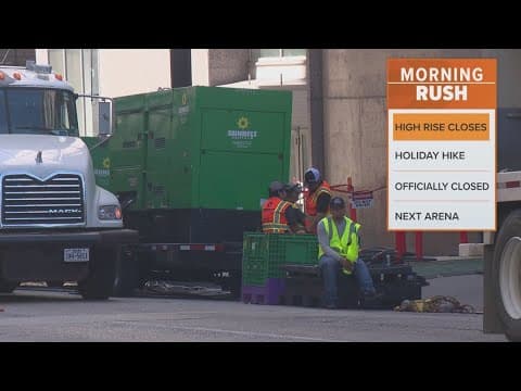 Residents of a historic Dallas high-rise were evacuated after a water line ruptured