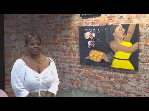 Local Indianapolis artist uses art to support domestic violence survivors