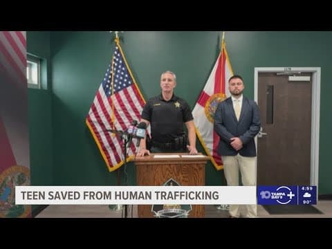 Human trafficking bust saves 14-year-old in Pasco County