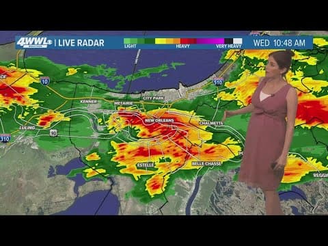 Weather Impact Alert Day: Storms moving through New Orleans Metro