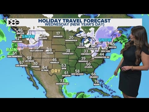 DFW weather: Latest travel forecast ahead of New Year's