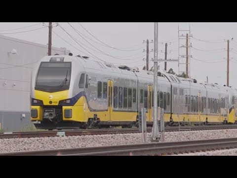 Here's when the newest DART train to DFW Airport will open