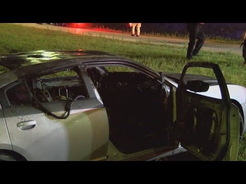 Fireworks go off inside of car burning 2 people in Evansville