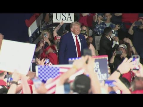 President Trump holds rally for first 100 days in office