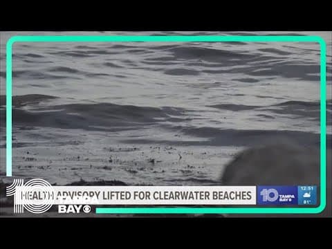 No swim advisory lifted for Clearwater-area beaches