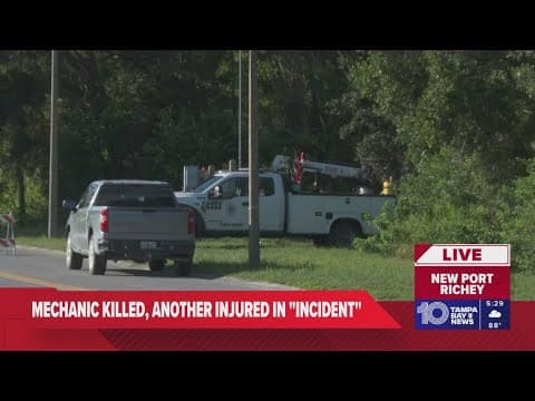1 city worker dead, 1 hospitalized in reported New Port Richey electrocution