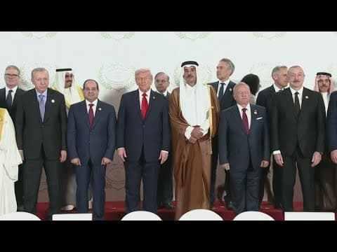 Living hostages and Palestinian prisoners freed as President Trump tours region