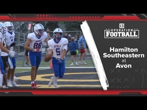 No. 5 Hamilton SE defeats Avon | Operation Football