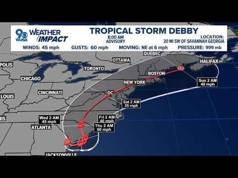 LIVE: Covering Tropical Storm Debby