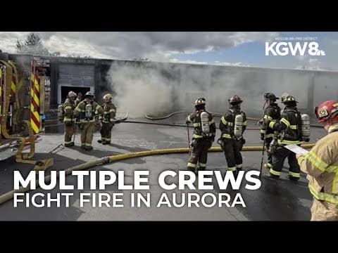 Aurora Fire District responds to second-alarm blaze at RV storage facility