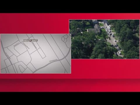 Deputy constable shot in northwest Harris County, suspect in custody
