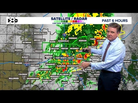 Severe weather: Tracking storms coming through the DFW area