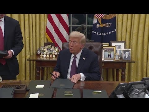 Trump signs order trying to end birthright citizenship for immigrant children