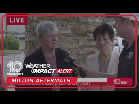 Tampa Bay evacuees in Orlando speak on wanting to go home from Hurricane Milton