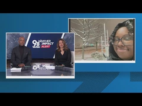 A look at snow in Prince George's County with one of our WUSA9 Weather Watcher