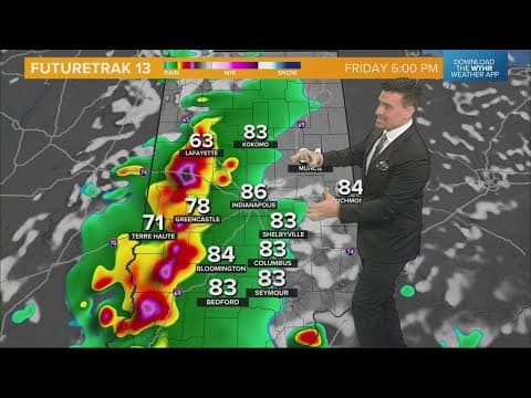 Large hail and high winds are likely after 4 p.m. across Indiana Friday evening | morning update