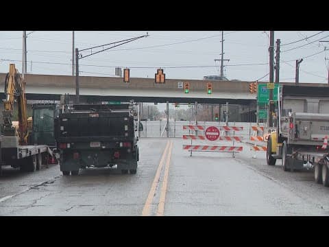 Floodwall activated in Columbus due to heavy rainfall