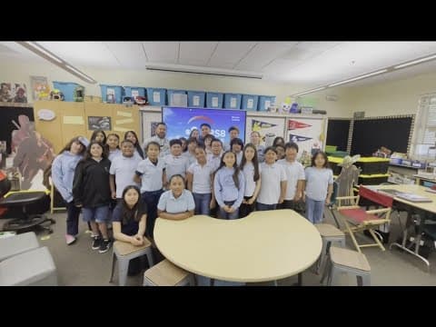 CBS 8 Weather School | Visiting Sherman Elementary School