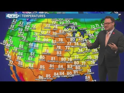 New Orleans Weather: Lots of sun, warm afternoons this week