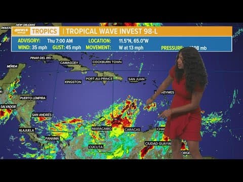 Hot and humid today; cool front moves in next week