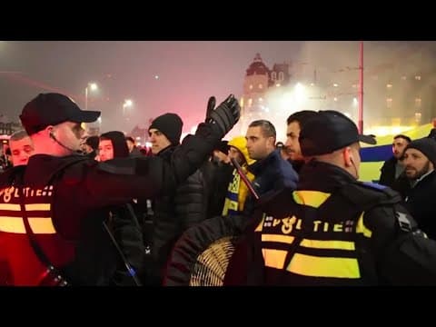 Israeli soccer fans attacked in Amsterdam after match